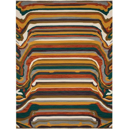 Handmade Cotton and Wool Handknotted Rug for Elegant Decor